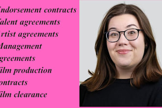 sports and entertainment lawyer in usa for contract review, film clearance, nda