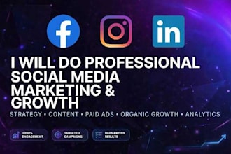 be your social media marketing manager and content creator