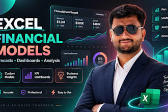 build excel financial models, forecasts and dashboards