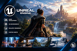 develop custom unreal engine multiplayer game, mobile game development, PC game