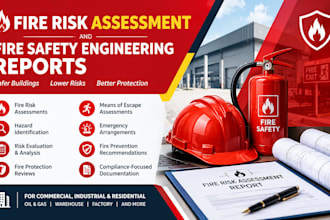 create fire risk assessment and fire safety engineering reports