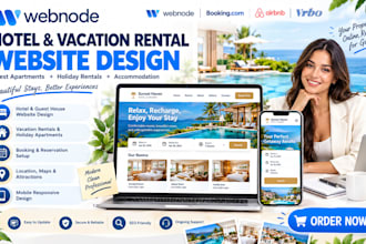 webnode hotels booking tourist holiday guest apartments vacation rentals website