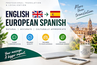 translate and localize english to european spanish