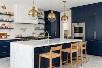 design a custom kitchen layout, cabinets and 3d realistic render