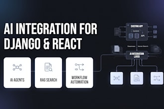 integrate ai into your django or react application