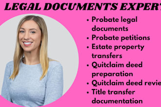probate lawyer in california, texas for quitclaim deed,title transfer,litigation