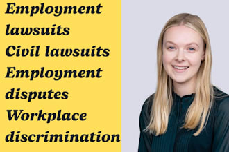 employment and civil lawyer in ca,ny,tx for lawsuits, petition,tort,nda,petition