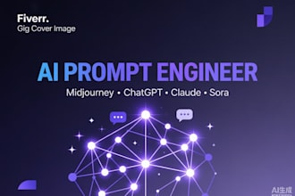 write expert ai prompts for midjourney, chatgpt, claude, and sora