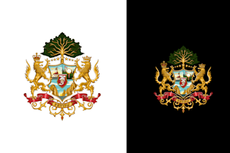 design luxury heraldic, coat of arms logo