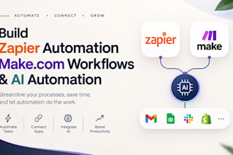 build zapier automation make com workflows and ai automation