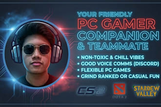be your gaming companion for cs2 dota2 or any other game