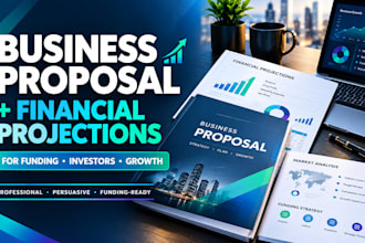 write a business proposal with financial projections for funding