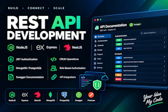 build a rest API using nodejs or nestjs