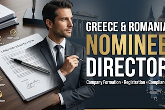 provide greece or romania nominee director and company formation