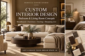 design your bedroom or living room interior