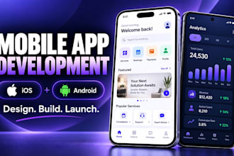 develop a custom mobile app for ios and android