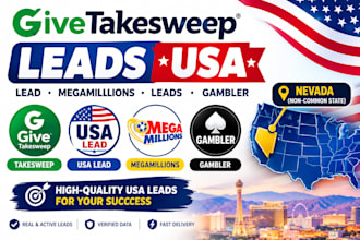 deliver  fresh takesweeps leads, megamillion leads, solar leads, USA leads,