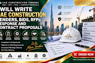 write uae construction tenders bids rfps response and contract proposals