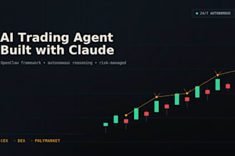 build a claude powered openclaw ai trading agent for crypto and polymarket