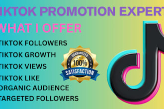 do tiktok promotion and marketing for organic follower growth
