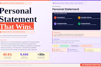 edit your medical residency personal statement