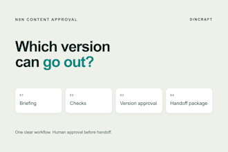 build n8n ai automation for agency content approval workflows