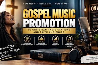 promote your gospel song to christian radio stations and faith audiences