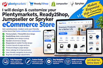 design plentymarket website plentymarket store readyplanet jumpseller spryker