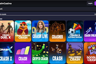 develop arcade game website, crash game website, crypto gaming web, aviator bot