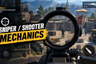 build fps tps shooter or sniper game mechanics in unity
