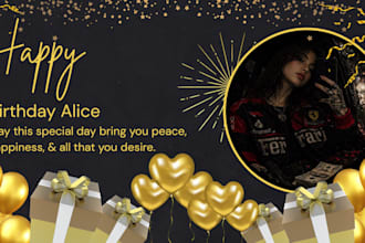 custom birthday themed photos
