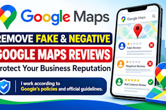 remove negative fake harmful and bad google maps business reviews
