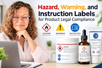 write hazard, warning, and instruction labels for product legal compliance