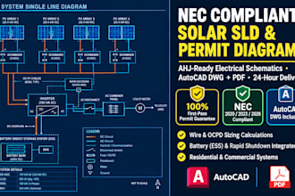 design nec compliant solar single line diagram, solar sld wiring blueprint