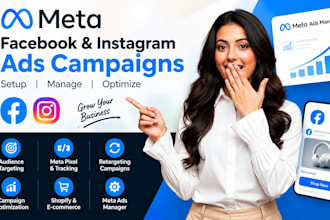 setup meta ads facebook instagram ads campaign and ads manager shopify ads