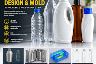 design premium silicone and plastic injection molds, chocolate mold, dfm
