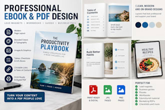 design a professional ebook or lead magnet PDF