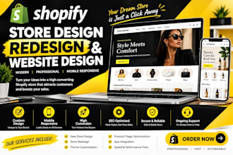 build shopify website or shopify store