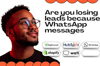 integrate wati with gohighlevel hubspot, ads whatsapp CRM automation shopify