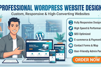desing  a professional wordpress website