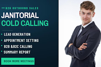 janitorial cold calling, cold calling, janitorial cleaning services, cold caller