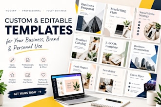 design editable canva media kits and influencer pricing guides