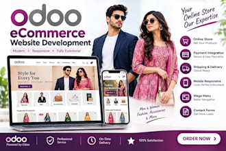 build and customize a professional odoo ecommerce website