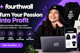 design fourth wall shop fourthwall website design fourthwall pod product listing