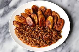 teach you how to cook beans and plantain