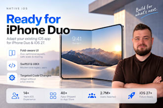 adapt your ios app for iphone duo and ios 27