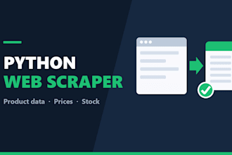 build a python web scraper for product data prices and ecommerce catalogs