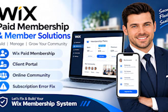 do wix paid membership, client portal, online community, subcription error fix