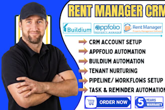 integrate appfolio buildium propertyware rent manager data entry tenant followup