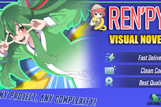create your visual novel game in renpy